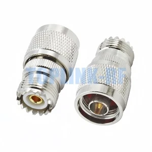 10x Enchufe N Macho a SO239 SO-239 UHF Hembra Jack Adaptador Recto Conector RF - Imagen 1 de 6