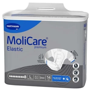 MoliCare Premium Elastic 10 Tropfen - L - Karton (4 x 14 Windeln) - Bild 1 von 2