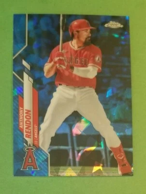 2020 Topps Chrome Update Sapphire Anthony Rendon #U-200 Angels FREE SHIPPING - Image 1 of 4