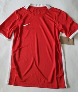 NIKE Dri-Fit Big Boys short sleeve t-shirt knit size S M L XL Black Green Red - Picture 1 of 12