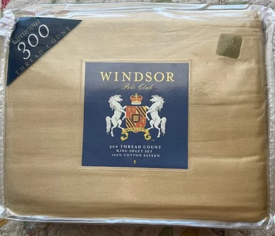 НАБОР ПРОСТЫНЕЙ WINDSOR KING ЖЕЛТОВАТО-КОРИЧНЕВЫЙ - Изображение 1 из 3