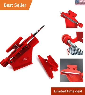 Archery Fletching Jig Tool for Straight Helix Arrow Shafts Clamp DIY - Image 1 of 4