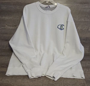 Authentic Champion Herren weißer Pullover Sweatshirt mit Logo Herren Gr. XXL 2XL - Bild 1 von 8
