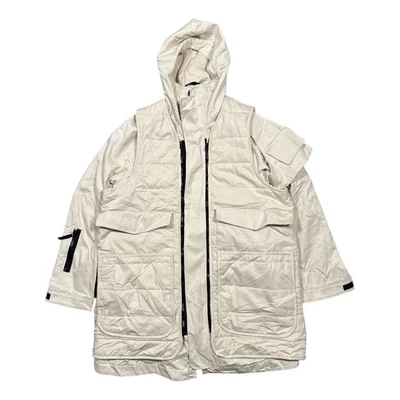 Abrigo Parka G-Star RAW Research Aitor Throup 3 en 1 Strett TS Crema Para Hombre Mediano Foto 1 de 4