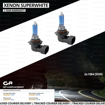 For VW Golf mk6 2009-2013 Front Fog Light HB4 Xenon Headlight Bulbs Pair Lamp - Image 1 of 2