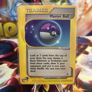 Master Ball Reverse Holo 143/165 Expedition Pokemon - Picture 1 of 3