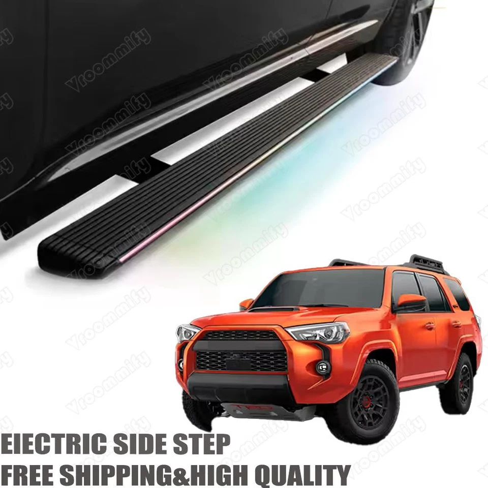 Escalones laterales eléctricos desplegables aptos para Toyota 4Runner 2014-2023 Foto 1 de 1