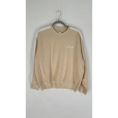 Sudadera Pullover Rosa Victorias Secret Hiedra Polar Crew Para Mujer Talla Grande Nueva Foto 1 de 4