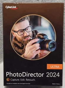 CyberLink Photo Director Ultra 2024 Software - New Sealed - Picture 1 of 2