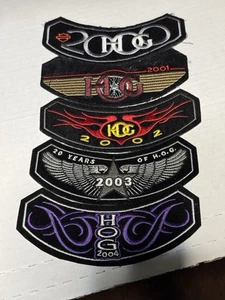 Harley Davidson Owners Group HOG Patches 2000-2004 - Bild 1 von 2