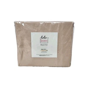 Lala Loom Sheet Set Oeko-Tex Standard 100 Full Size - Taupe - Picture 1 of 5