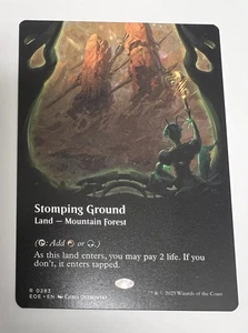 MTG Edge of Eternities Stomping Ground 283 Borderless Magic The Gathering - Bild 1 von 2