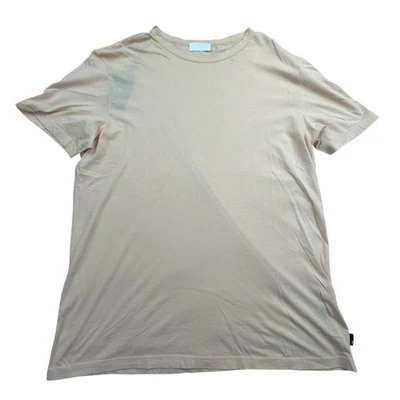 Camiseta pulóver 7 For All Mankind para hombre M melocotón manga corta regular cuello redondo Foto 1 de 4