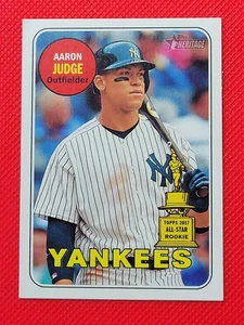 AARON JUDGE 2018 TOPPS HERITAGE #25 NY YANKEES - Picture 1 of 2