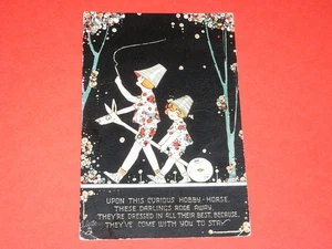 ORIGINAL  PHYLLIS COOPER SIGNED ART DECO TUCK CHILDREN POSTCARD - HAPPYLAND 3463 - Picture 1 of 2