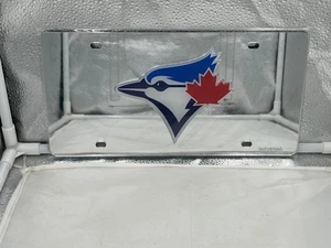 Toronto Blue Jays MLB Silver Acrylic Lasercut License Plate Wincraft - Picture 1 of 1