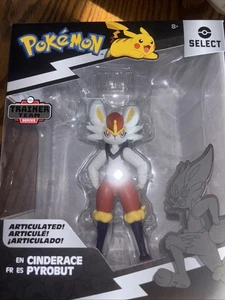 Pokémon Trainer Team Series - Cinderace Articulated Limited Edition 6" Figure - Picture 1 of 3
