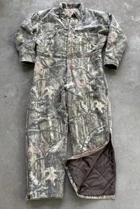 Mossy Oak Redhead Camouflage Insulated Coveralls Double Knee Men’s XL 32” Inseam - Picture 1 of 24