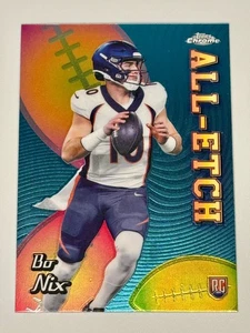 2024 Topps Chrome - All-Etch Bo Nix #CAE-BN (RC) - Picture 1 of 2