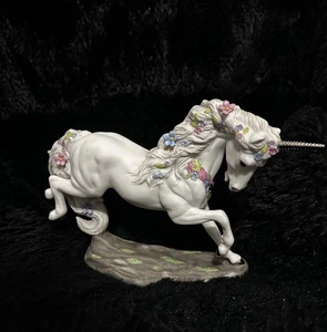 Lenox Love’s Delight Porcelain Unicorn Horse Figure 1989 Princeton Gallery - Picture 1 of 13