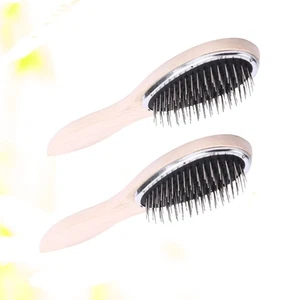 2Pcs Glitter Hair Combs Hairdressing Combs Massage Massage Thick Handle Hair - Picture 1 of 11