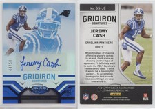 2016 Certified Gridiron Signatures Mirror Blue /50 Jeremy Cash Rookie Auto RC