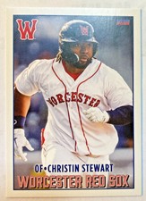 2022 Choice Worcester & Boston Red Sox - Christin Stewart - Card # 34