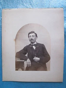 PHOTO ANCIENNE vers 1870 : ECRIVAIN ? - Picture 1 of 1