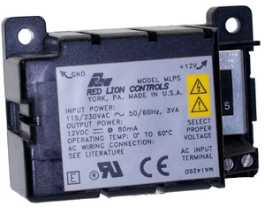 RED LION CONTROLS POWER SUPPLY 115/230 VAC 12 VDC MLPS0000 - Picture 1 of 5