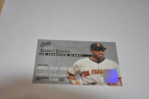 Barry Bonds 1995 Studio Platinum Series baseball #7 San Francisco Giants mlb