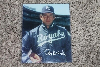 RAY SADECKI AUTOGRAPHED ROYALS 8X10 PHOTO - Image 1 of 2