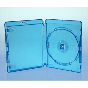 0,76€/pièce - Coques 1 disque AMARAY Blu-Ray - 15 mm - 50 pièces - Bleu - Photo 1/1