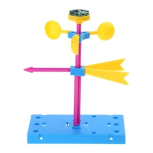 1Set DIY Plastic Wind Vane Model Handmade Anemometer Kit Wind Speed Measurement - Picture 1 of 8
