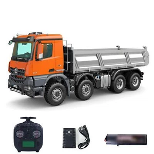 Kabolite 1/14 8x8 Metal K3367 Hydraulic RC Dumper Truck Sound Model Axle Lock - Picture 1 of 4