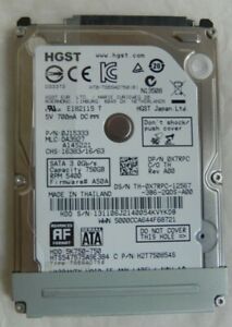 750GB HGST HTS547575A9E384 100x70x9.5mm SATA HDD Hard Disk Drive