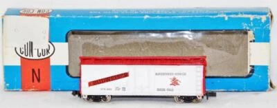 Nice Concor 1051-G Budweiser 40' Steel Reefer Metal Whls Boxed GATX 5412 N scale - Image 1 of 4