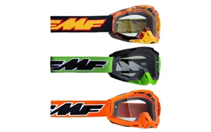 FMF 100% PowerBomb Goggles MX Off Road ATV UTV Adult Clear Lens- Choose Frame! - Picture 1 of 7