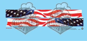 Union Pacific Promontory Council Bluffs Gepäckwagen Flagge HO Aufkleber UP UPRR He... - Bild 1 von 1