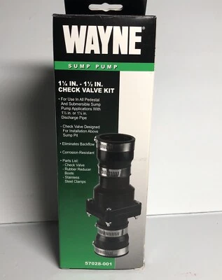 Sump Pump Check Valve,No 57028-001,  Wayne Home Equipment - Image 1 of 4