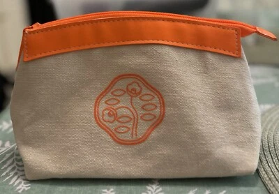 NEW SHISEIDO Zippered Makeup Pouch Cosmetic Bag Made with Recycled Material - Image 1 of 4