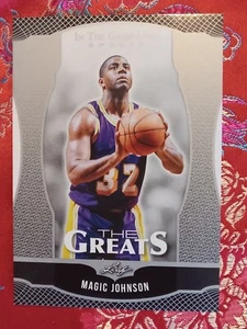 Magic Johnson 2024 Foglia Nel Gioco Usato Sport ARGENTO I Grandi LA LAKERS - Foto 1 di 1
