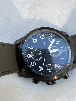 Hermosa correa de cuero verde Marc Jacob para hombre nueva con etiquetas (WCH 105) Foto 1 de 4