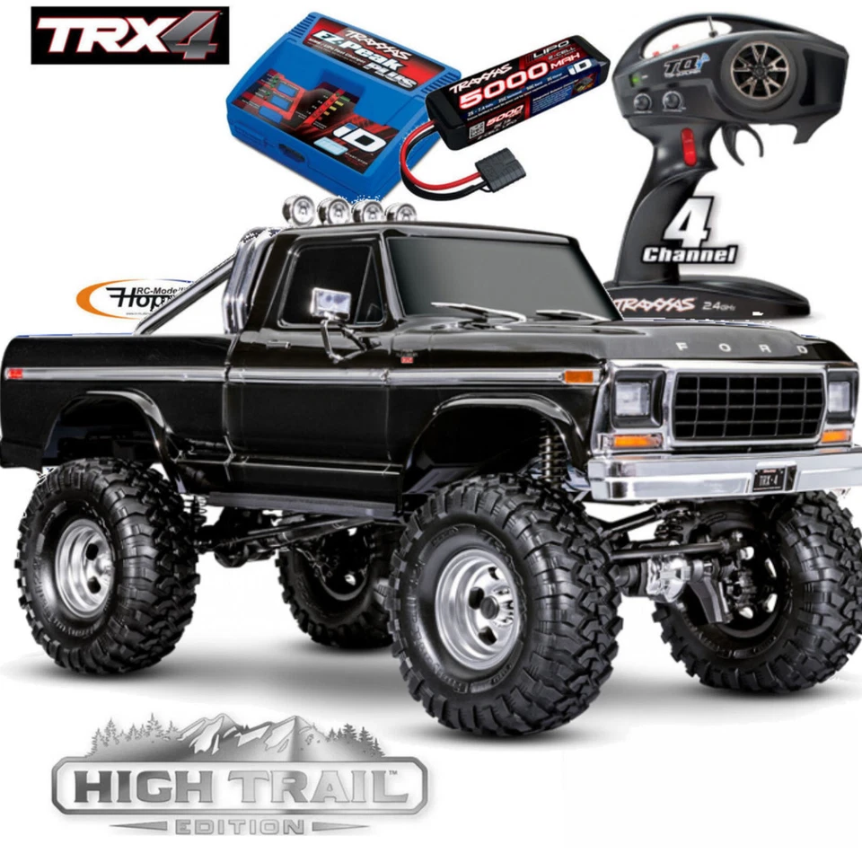 Traxxas TRX92046-4BLK TRX-4 79 Ford F150 High-Trail 1/10 Noir Crawler RTR