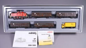 H0 AC Märklin 2890 Güterzug der DBP mit Diesellok BR 260 in OVP #OL_72 - Bild 1 von 9