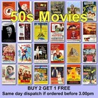 Poster Vintage Movie Posters 1950s 50s Film Poster Films HD Borderless Printing