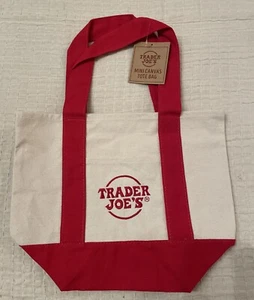 Bolso de Mano Trader Joe's Mini de Lona - ROJO - Imagen 1 de 1