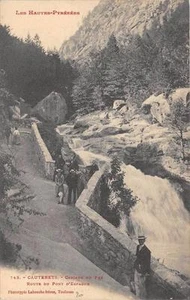 CPA 65 CAUTERETS CASCADE DU PRE ROUTE DU PONT D'ESPAGNE - Picture 1 of 1