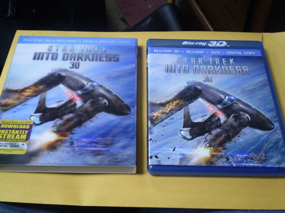 Star Trek: Into Darkness     (3-D Blu-Ray/Blu-Ray/DVD, 2013)   w/Slipcover - Image 1 of 1