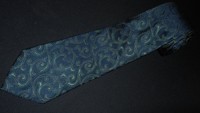 New Express Tie Extra Long XL Studio Black Green Paisley Woven Luxury Designer 