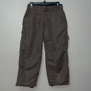 Iceburg Insulated Pants Girls Sz M10/12 Brown Snow Ski - Picture 1 of 12